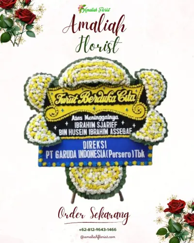 Papan Bunga Duka di Universitas Kristen Palangka Raya