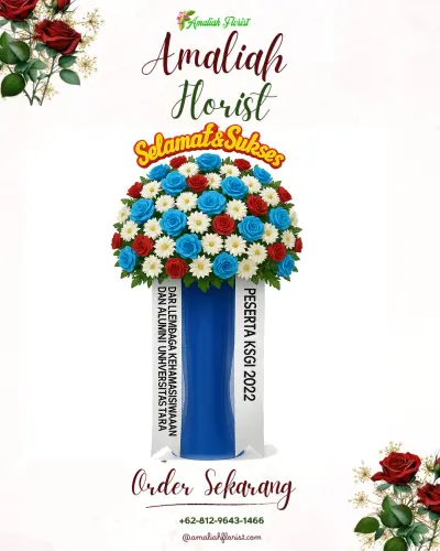 Standing Flower di Universitas Kristen Palangka Raya